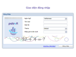 Giao diện phần mềm erp