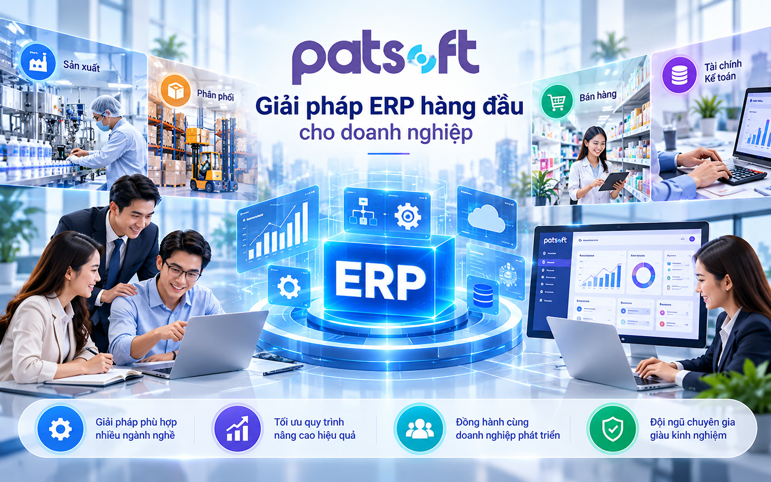 Patsoft - Nhà cung cấp và triển khai phần mềm ERP uy tín