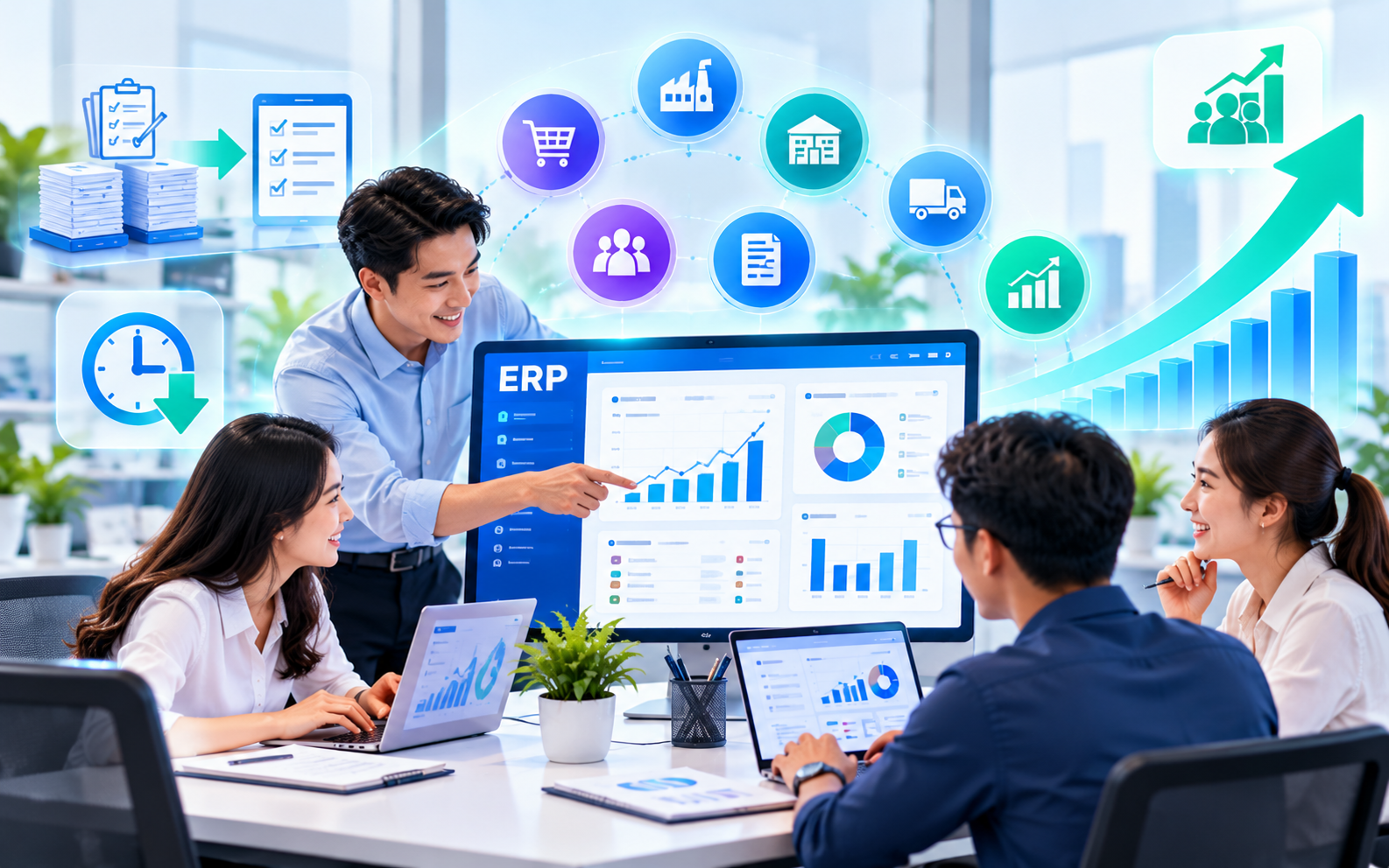 Lợi ích phần mềm ERP